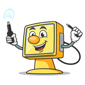 Computador antigo com nova conexão