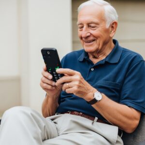Celulares fáceis de usar para idosos